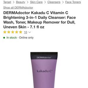 DERMAdoctor Kakadu C Daily Cleanser - Purple